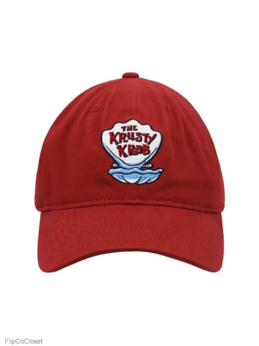 Spongebob Squarepants Dad Hat Krusty Krab Cotton Adjustable Cap Curved Brim